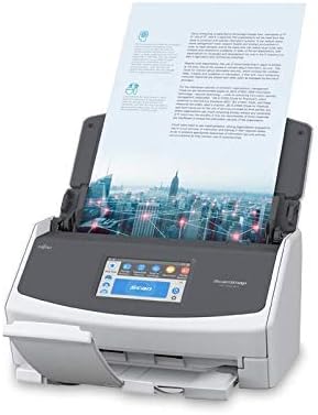 Fujitsu ScanSnap iX1500 Color Duplex Document Scanner with Touch Screen for Mac and PC (White Model, 2020 Release) (Renewed)