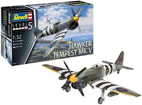 Revell 03851 Hawker Tempest Mk.V 1:32 Scale Unbuilt/Unpainted Plastic Model Kit