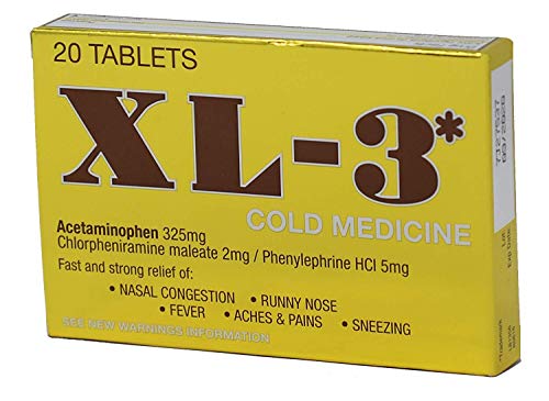 XL-3 XL-3 Cold Medicine 20 Ct