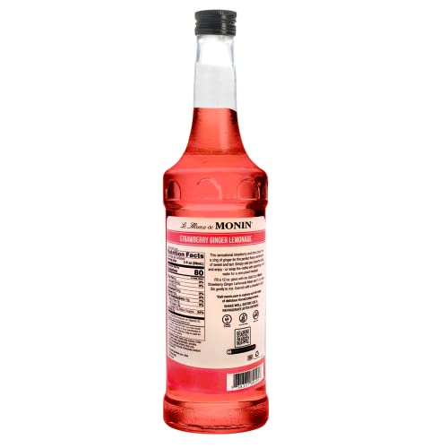 Monin - HomeCrafted Dragon Fruit Cosmo Cocktail Mix, Ready-to-Use Drink Mixer, Strawberry & Pear Blend, Made with Natural Flavors & Real Fruit Juice