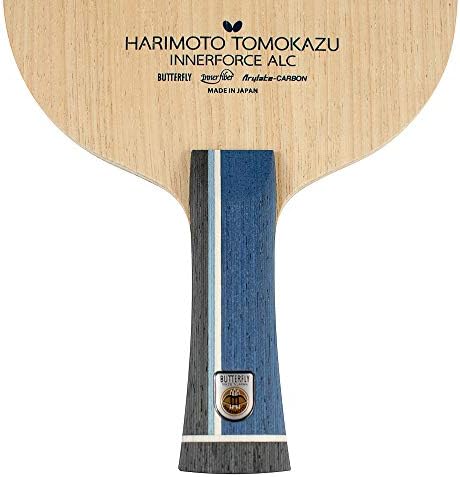 Harimoto Innerforce ALC Blade - Butterfly Table Tennis Blade - AL Carbon Fiber Blade - Professional Table Tennis Blade - AN, FL, and ST handle type - Made in Japan