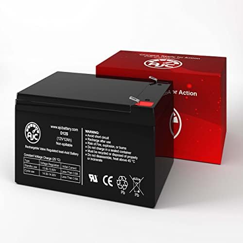 AJC Battery Compatible with Peg Perego John Deere Gator 12V 12Ah Ride-On Toy Battery