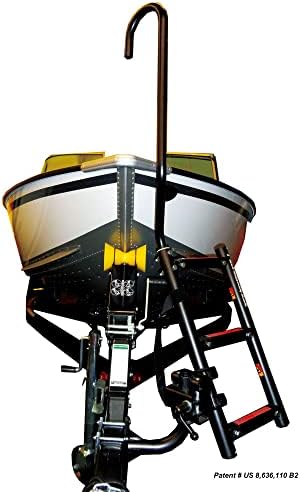 Quality Mark 28801 Bow Step - 3-Step, Starboard , Black