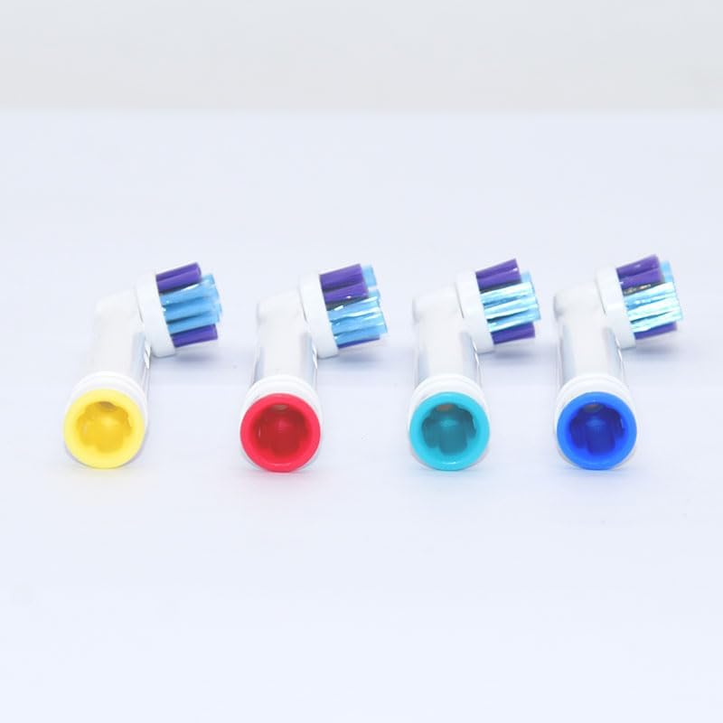 Replacement Toothbrush Heads for Oral-B, 4 Pack Replacement Heads Compatible with Oral B Braun Electric Toothbrush, 1 Count (Pack of 4)