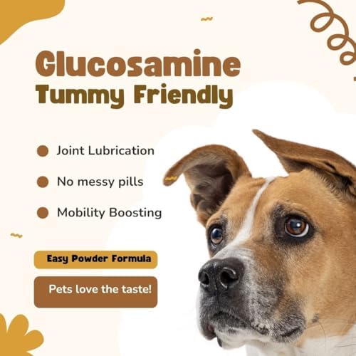 Nature's Pure Edge Original Extra Strength Glucosamine Dog and Cat Supplement Flavored with Real Chicken. Treats Painful and Damaged Joints. Large