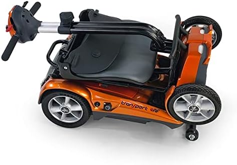 EV RIDER Transport AF 4W - Lightweight Automatic Folding Mobility Scooter - Jupiter Gold