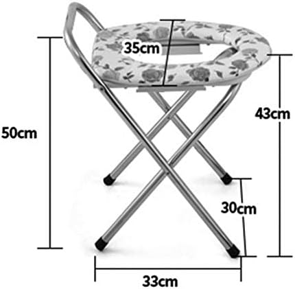 Folding Commode Chair Over Toilet,Bathroom Shower Chair,Can be Used as Raised Toilet Seat Riser