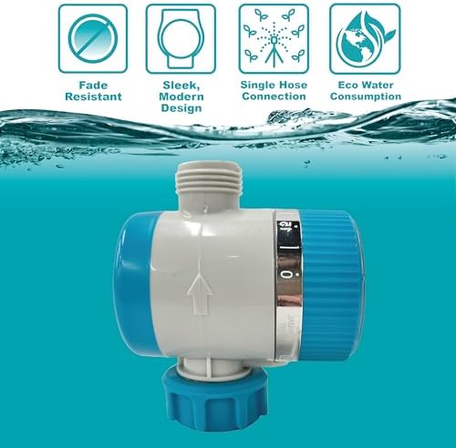 Gilmour Single Outlet Mechanical Water Timer for Garden Hose, Irrigation Timer for Sprinklers and Drip Lines