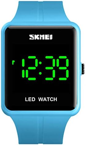Gosasa Large Face LED Digital Watch Date Time 3Bar Waterproof Wristwatch Men Women Sports Watches