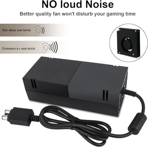 Xbox One Power Supply, AC Adapter Replacement Charger with Cable for Xbox 1, Xbox One Power Brick Advanced Version 100-240V