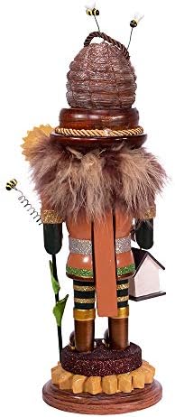 Kurt S. Adler 15-Inch Hollywood Bee Keeper Nutcracker, Multicolor