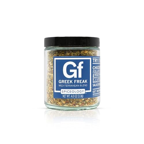 Spiceology Greek Freak Mediterranean Seasoning, 16 oz | Greek Herbs & Spices, For Chicken, Potatoes, Salad, Gyros, Pasta & Pizza