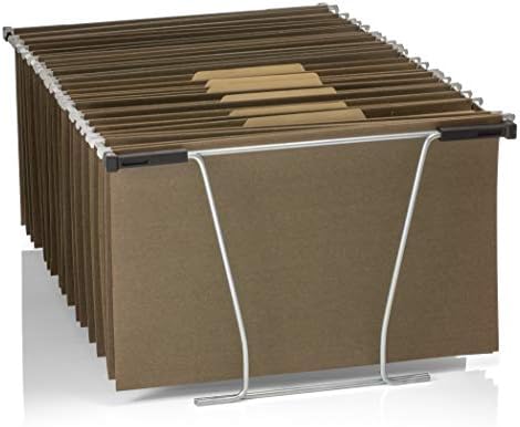 Officemate Universal Hanging File Frame, Letter and Legal Size, Rails 24 to 27, Steel, 1 Set (91966)