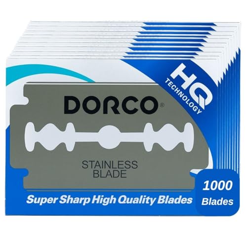 Dorco ST300 Platinum Extra Double Edge Razor Blades - 200 Count