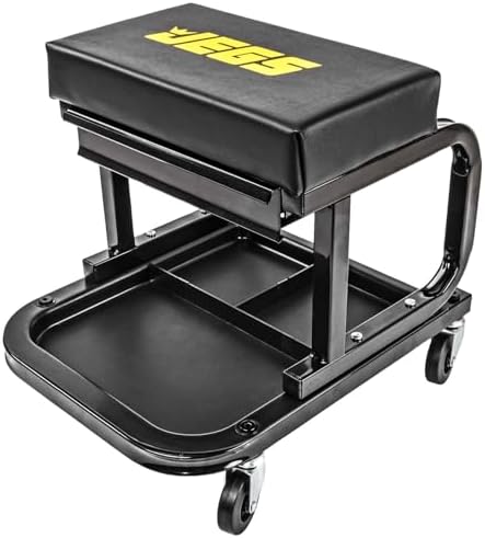 JEGS Creeper and Mechanic Seat Set Memory Foam Padding | Mechanic Creeper & Seat Set for supporting the driver or passenger in the vehicle