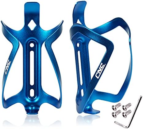 CNC Bike Water Bottle Holder，2-Pack Bike Bottle Cage for MTB Road Bike，Black