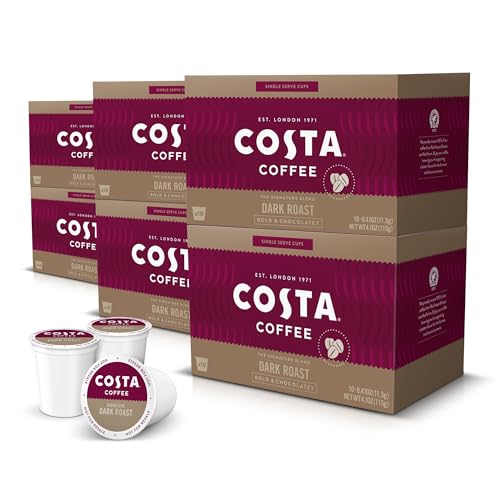 Costa Coffee Pods Medium Roast, Signature Blend, 10 Count