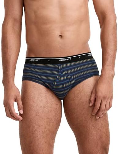 Jockey Classic Low Rise Brief- 3 Pack - 100% Cotton Underwear for Men