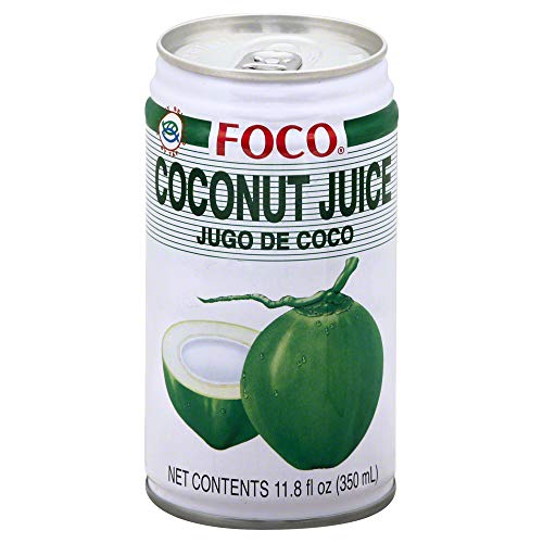 FOCO Coconut Juice with Pulp, 11.8 Fl Oz (Pack of 24)