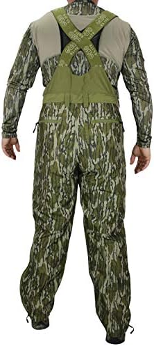 Piedmont Waterproof Convertible Camo Hunting Bib Pant (MO Bottomland, S)