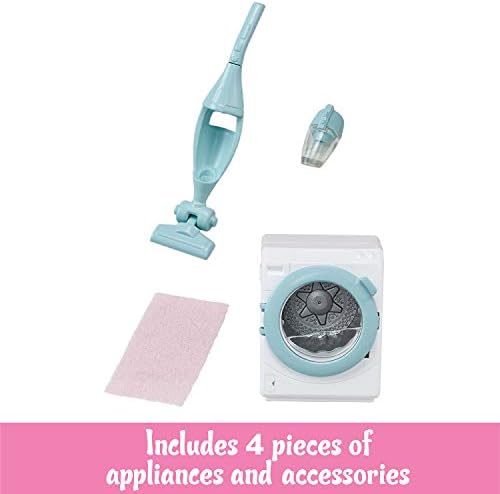 Calico Critters - Laundry & Vacuum Cleaner Set - Dollhouse Furniture &