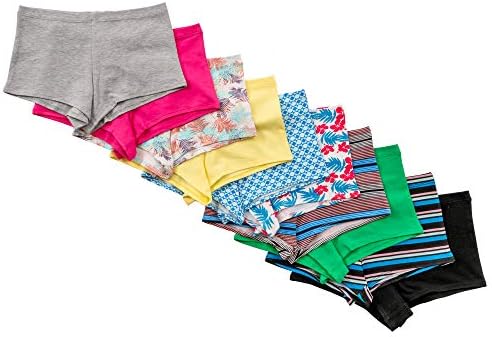 Alyce Intimates 12 Pack High Waisted Cotton Boyshort