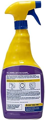 Zep Shower Tub and Tile Cleaner, 32 Fl Oz