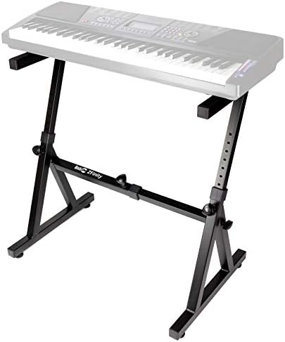 RockJam RJX29 Adjustable X Frame Keyboard Stand with Locking Straps
