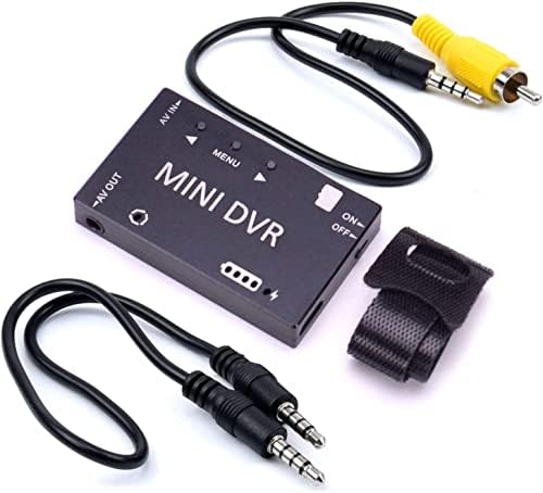 Mini FPV DVR Digital Video Recorder, 720P HD, NTSC/PAL, 32GB TF-Card Support, Built-in Battery, 3.5mm AV Interface