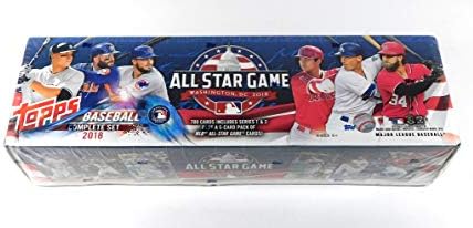 2018 Topps Baseball Complete Factory Sealed Set All-Star Game Version (702 Cards + 5-Card Pack of All Star Cards)