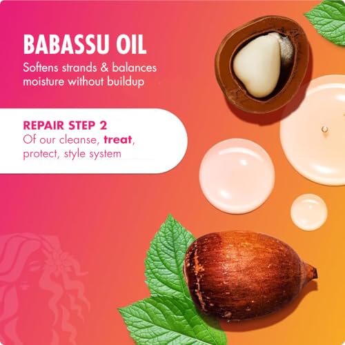Mielle Organics Babassu & Mint Deep Conditioner with Protein, Moisturizing & Conditioning Deep Treatment, Hydrating Repair for Dry, Damaged