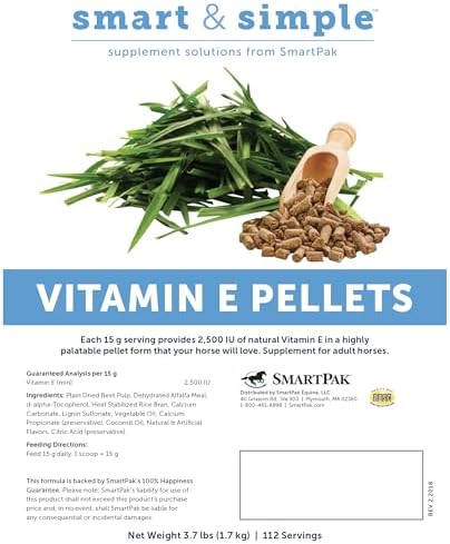 SmartEquine Smart & Simple Vitamin E Pellets, 3.7 lb