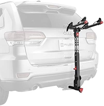 Allen Sports Deluxe+ Locking Quick Release 2-Bike Carrier for 1 1/4 in. and 2 in. Hitch, Model 820QR , Black