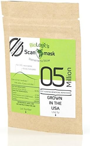 BioLogic's Scanmask Steinernema Feltiae (Sf) Beneficial Nematodes for Natural Insect Pest Control, 5 Million Size