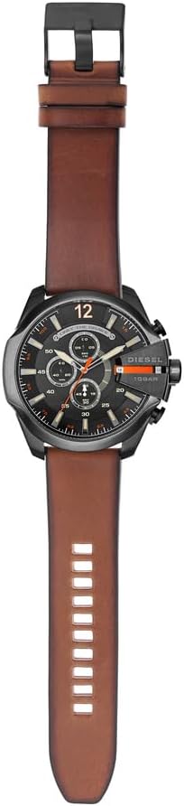 Diesel Mega Chief Watch for Men, Chronograph Men's Watch