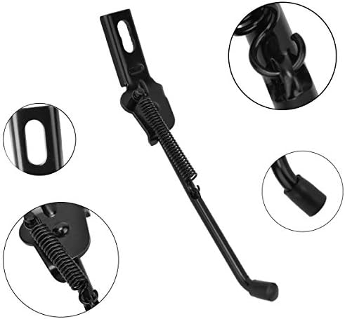SEISSO Aluminium Alloy Foldable Kickstand for 12-18 Inch Bicycle, Mountain Bike, Road Bike - Black