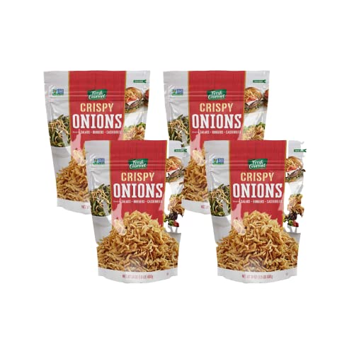 Fresh Gourmet Crispy Onions | 24 Ounce | Low Carb | Crunchy Snack and Salad Topper