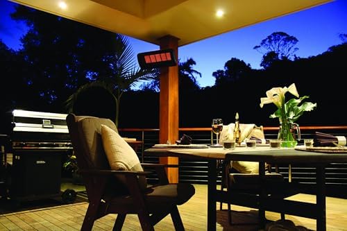 Bromic Tungsten Smart Heat 12000W Gas Patio Heater - Propane Gas (LPG), 500 Series, 110V, Black Finish - BH0210004-1