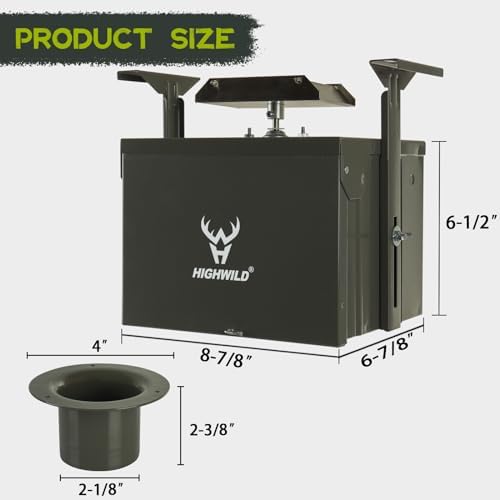 Highwild 12V Digital Deer Feeder Kit for Hunting, up to 8 Feed Times