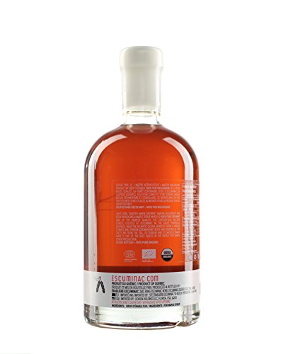 Escuminac Canadian Maple Syrup 500ml | Extra Rare Amber Grade A | Smooth & Rich Taste | Organic Gourmet Gift, Souvenir, Holiday & Birthday Treat
