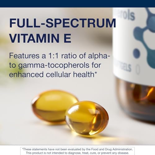 Metagenics Vitamin E Mixed Tocopherols - High Potency Antioxidant Supplement with Alpha & Gamma Tocopherols - Supports Heart