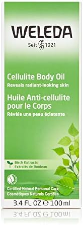 Weleda Birch Cellulite Body Oil 3.4 Fluid Ounce, Plant-Rich Oil with Birch, Rosemary and Jojoba