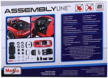 Maisto 1:24 Scale Assembly Line 2012 Ford Mustang Boss 302 Diecast Model Kit (Colors May Vary)