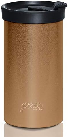 PRESSE by Bobble French Coffee Press Insulated Travel Tumbler 13 oz Black | Yes