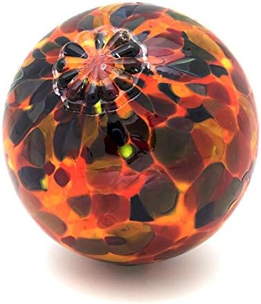 Totally Blown Glassworks Pond Float. Handmade Blown Glass, Garden Gazing Ball, Table Centerpiece
