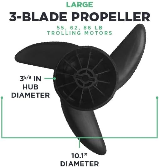 Newport Newport Replacement Trolling Motor Prop for 40lb, 46lb Motors