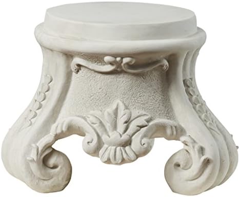 Design Toscano KY992 Chatsworth Manor Neoclassical Pedestal Column Plant Stand, Antique Stone