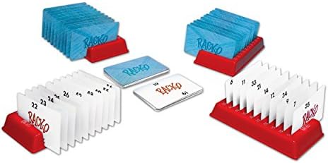 Winning Moves Rack-O Retro Edition, Enjoyed Since the 50's | Classic Tabletop Number Sorting Game, 2-4 Players, Ages 8+