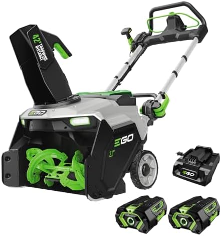 EGO SNT2405 24" Cordless Snow Blower Kit, Self Propelled, w/ 2 7.5Ah Batteries