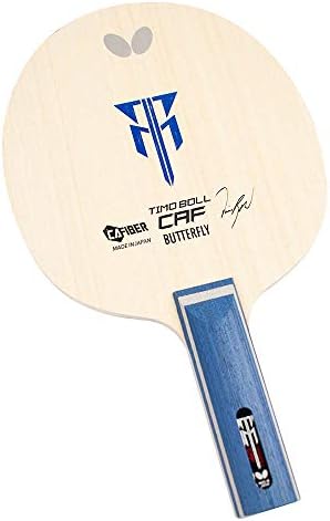 Butterfly Timo Boll CAF Table Tennis Blade - CA Fiber Blade - Timo Boll CAF Blade - Professional Table Tennis Blade - Available in FL and ST Handle Styles - Made in Japan